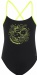 Girl's swimsuit Aqua Sphere Yumi Aqua First Girl Black/Bright Green