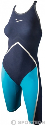 Women's competition swimsuit Finis Rival Closed Back Kneeskin Navy/Aqua