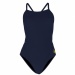 Women's swimwear Michael Phelps Solid Mid Back Navy