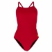 Women's swimwear Michael Phelps Solid Mid Back Red