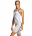 Women's competition swimsuit Finis Rival Closed Back Kneeskin White