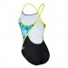 Women's swimwear Michael Phelps Oasis Racing Back Multicolor/Black