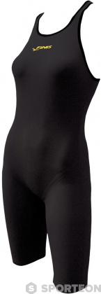 Women's swimwear Finis Fuse Open Back Kneeskin Black