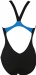 Women's swimwear Arena Resistor One Piece LB Black/Blue