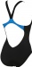 Women's swimwear Arena Resistor One Piece LB Black/Blue