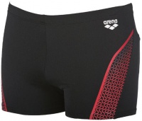 Men's swimsuit Arena Resistor Short Black/Red