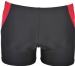 Men's swimsuit Arena Byor Short Black/Fluo Red/White