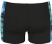 Men's swimsuit Arena Cyber Short Black/Sea Blue