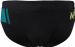 Men's swimsuit Michael Phelps Arkos Brief Black/Turquoise