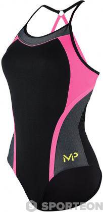 Women's swimwear Michael Phelps Kuta Black/Bright Pink