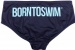 Men's swimsuit BornToSwim Sharks Brief Black