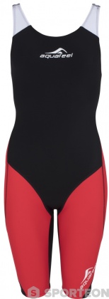 Women's competition swimsuit Aquafeel N2K Openback I-NOV Racing Black/Red