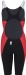 Women's competition swimsuit Aquafeel N2K Openback I-NOV Racing Black/Red