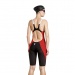 Women's competition swimsuit Aquafeel N2K Openback I-NOV Racing Black/Red