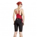 Women's competition swimsuit Aquafeel N2K Closedback I-NOV Racing Black/Red