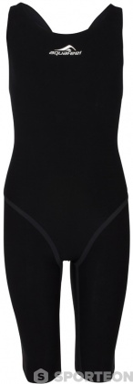 Women's competition swimsuit Aquafeel Neck To Knee Oxygen Racing Black