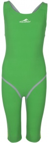 Women's competition swimsuit Aquafeel Neck To Knee Oxygen Racing Green