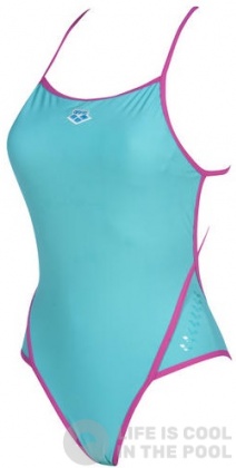 Women's swimwear Arena Icons Straps One Piece Mint