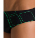 Men's swimsuit Arena Essentials Brief Black/Golf Green