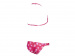 Girl's swimsuit Arena Tropical Summer Triangle Junior Freak Rose