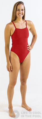 Women's swimwear Finis Skinback Solid Red