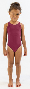 Girl's swimsuit Finis Youth Bladeback Solid Cabernet
