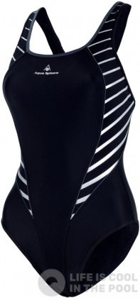 Women's swimwear Aqua Sphere Hoian Vita Black/Grey