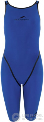 Women's competition swimsuit Aquafeel Speedblue Neck To Knee