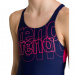 Girl's swimsuit Arena Spotlight Swim Pro Back One Piece Junior Navy/Freak Rose