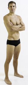 Men's swimsuit Finis Aquashort Solid Black