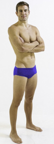 Men's swimsuit Finis Aquashort Solid Blueberry