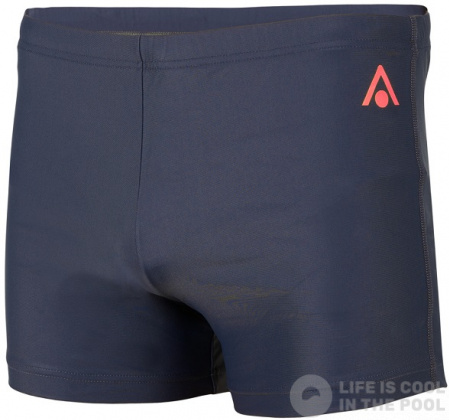 Men's swimsuit Aqua Sphere Essential Boxer Dark Grey/Coral