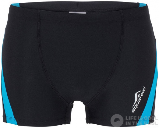 Men's swimsuit Aquafeel Short Black/Light Blue