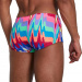 Men's swimsuit Speedo Rainbow Wave 17cm Club Training Allover Brief Magenta/Fluro Pink/Ultraviolet/Pool