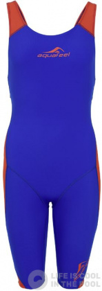 Women's competition swimsuit Aquafeel N2K Openback I-NOV Racing Blue/Orange