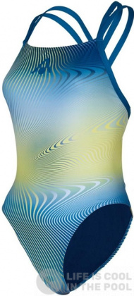 Women's swimwear Aqua Sphere Essential Open Back Multicolor/Blue