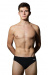 Men's swimsuit Swimaholic Brief Black/Grey