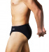 Men's swimsuit Swimaholic Brief Black/Grey