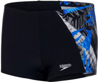 Boy's swimsuit Speedo Digital Panel Aquashort Boy Black/Pool/Chroma Blue/White