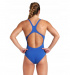 Women's swimwear Arena Solid Swim Pro blue