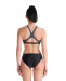 Women's swimwear Arena Threefold Two Pieces Black/Asphalt/White