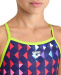 Girl's swimsuit Arena Girls Carnival Swimsuit Lightdrop Back Soft Green/Multi