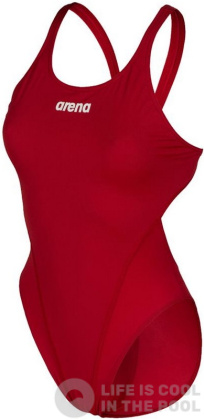 Women's swimwear Arena Swim Tech Solid Red/White