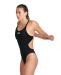 Women's swimwear Arena Swim Tech Solid Black/White