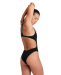 Women's swimwear Arena Swim Tech Solid Black/White