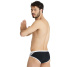 Men's swimsuit Arena Icons Swim Brief Solid Black/White