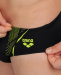 Men's swimsuit Arena Swim Briefs Graphic Black/Soft Green