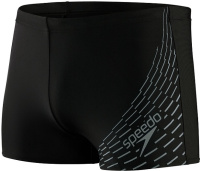 Men's swimsuit Speedo Medley Logo Aquashort Black/Ardesia