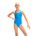 Girl's swimsuit Speedo Medley Logo Medalist Girl Bondi Blue/Aquarium