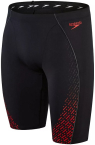 Men's swimsuit Speedo Eco Endurance+ Pro Jammer Black/Fed Red